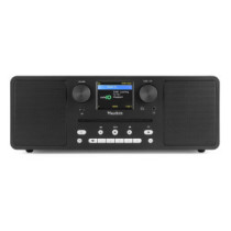 Audizio Naples FM rádió, 60W (CD + USB + Bluetooth + FM + Internet) - Fekete