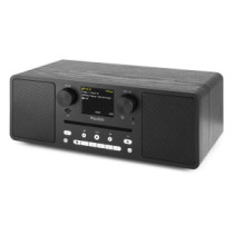 Audizio Naples FM rádió, 60W (CD + USB + Bluetooth + FM + Internet) - Fekete