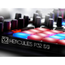 Hercules P32 DJ Controller, zeneszerkesztő, keverő, hangkártya