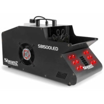 BeamZ SB1500LED nagy teljesítményű füst és buborékgép beépített RGB leddel