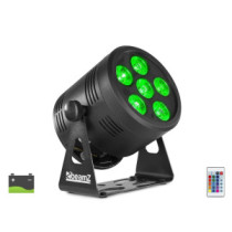 BeamZ BBP66 RGBW (6x6W) LED DMX akkumulátoros reflektor + IR távirányító