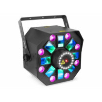 BeamZ Multibox LED effekt, 4-in-1 effekt Derby-Par-lézer-Stroboszkóp, DMX