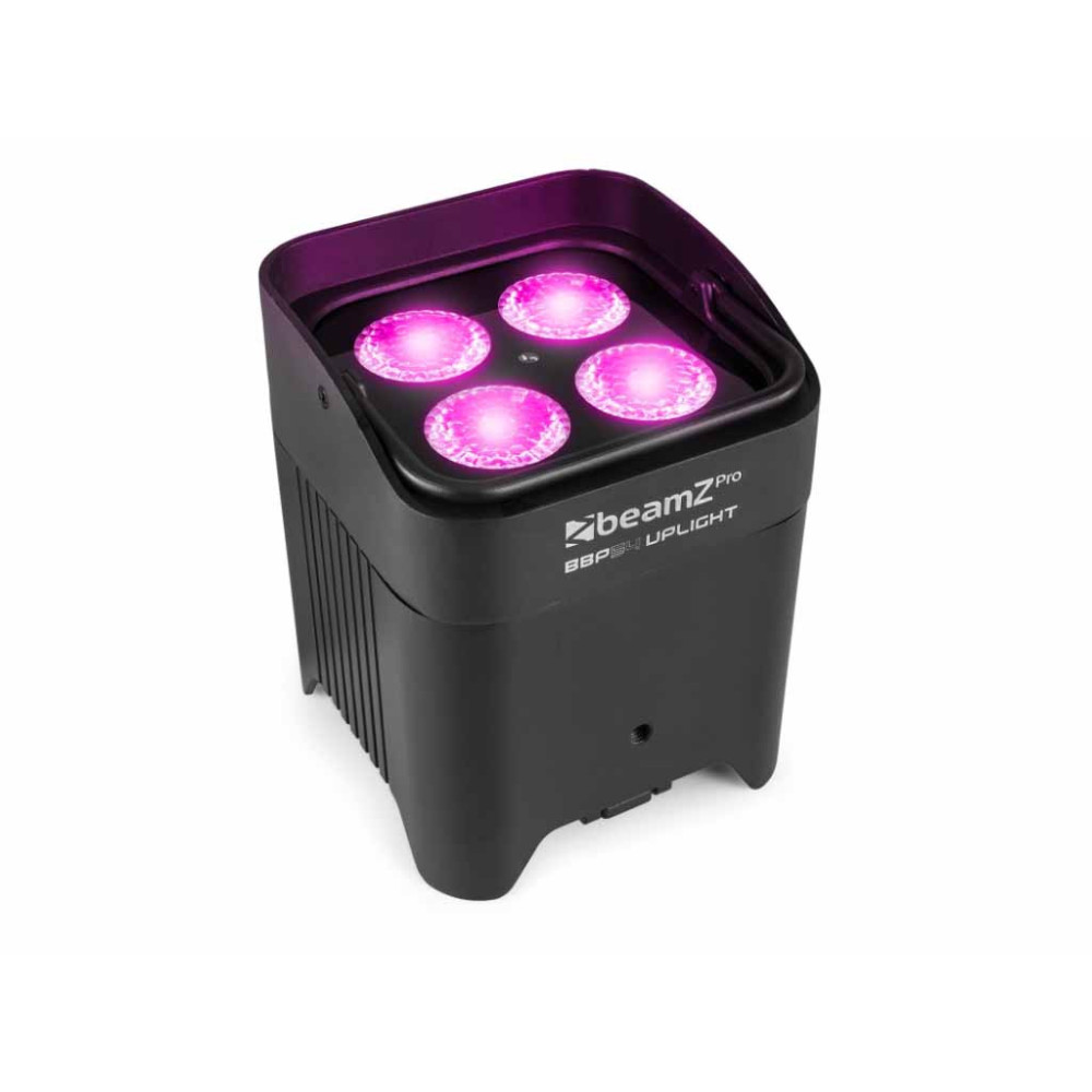 BeamZ BBP54 RGBAW-UV (4x12W) LED (Wi-DMX) akkumulátoros reflektor, IP65 kültéri