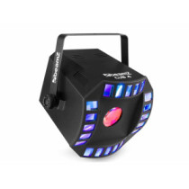 BeamZ Cube4 II (2x10W) + (64x) RGBAW (5 szín) DMX LED moonflower / derby fényeffekt