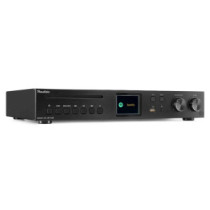 Audizio Brescia Internetrádió + beépített erősítő 240W, , FM, CD, USB, Bluetooth - fekete