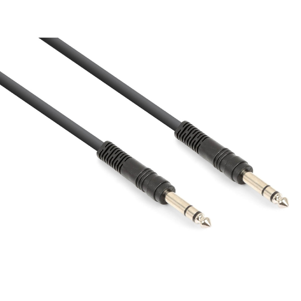 Vonyx CX326-3 sztereo jelkábel (6,3 mm Jack - 6,3 mm Jack) - (3 m)