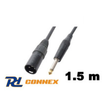PD Connex CX38-1,5m jelkábel (6,3 mm Jack - XLR papa)