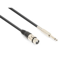 Vonyx CX314-3 jelkábel (6,3 mm Jack - XLR mama) - (3 m)