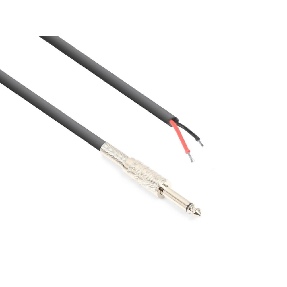 Vonyx CX410-6 Hangfalkábel 6,3mm Jack nyitott véggel (6 m)