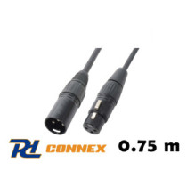 PD Connex CX100-0,75 DMX kábel (XLR mama - XLR papa) - (0,75 m)