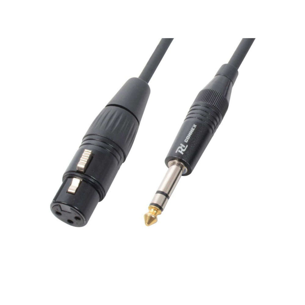 PD Connex CX46-1,5 szimmetrikus csatlakozású jelkábel (6,3 mm Jack - XLR mama) - (1,5 m)