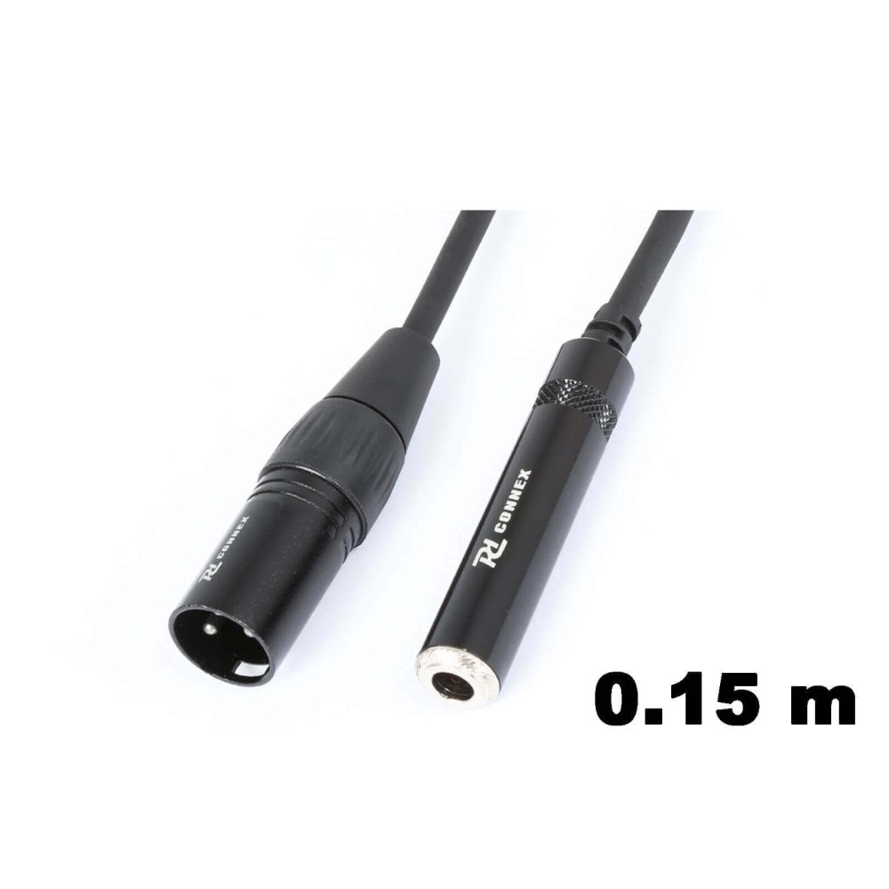PD Connex CX130 - Átalakító Kábel (XLR papa - 6,3 Jack mama) - mono / Aszimmetrikus