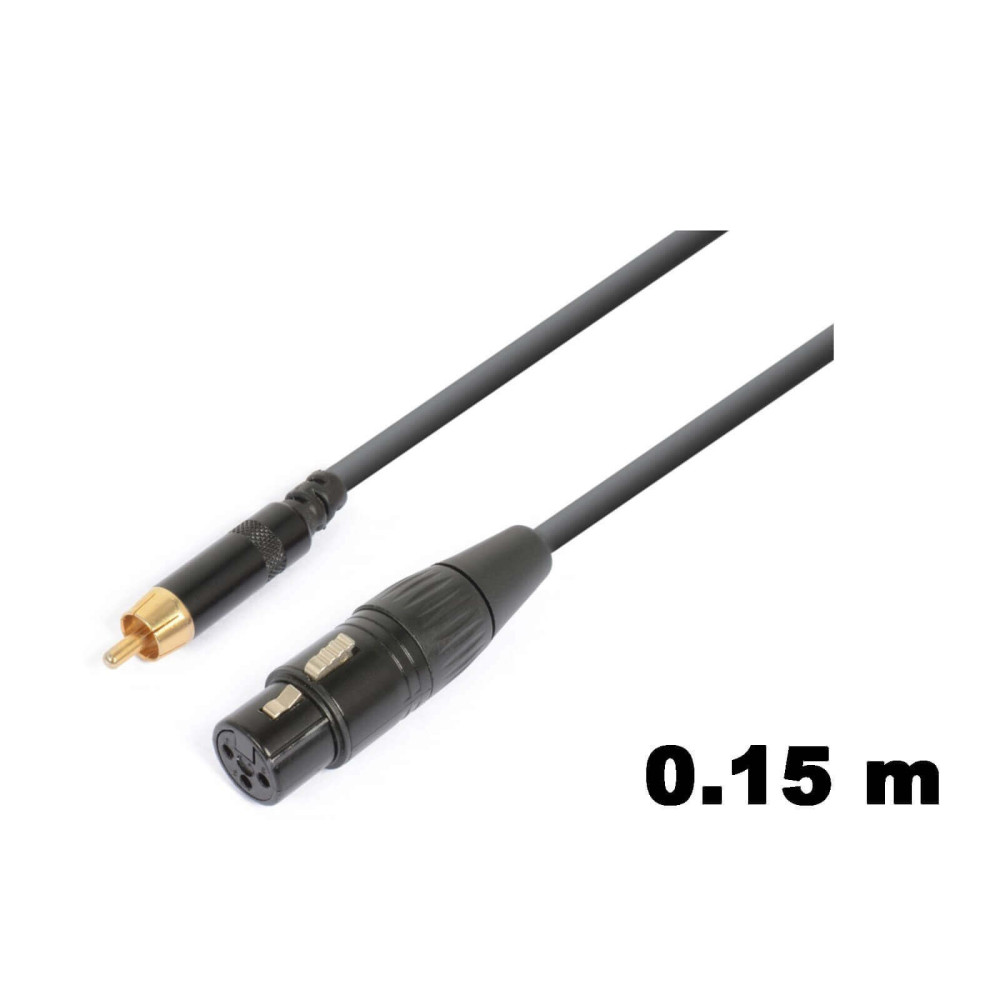 PD Connex CX136 Átalakító Kábel (XLR mama - RCA papa) - Monó