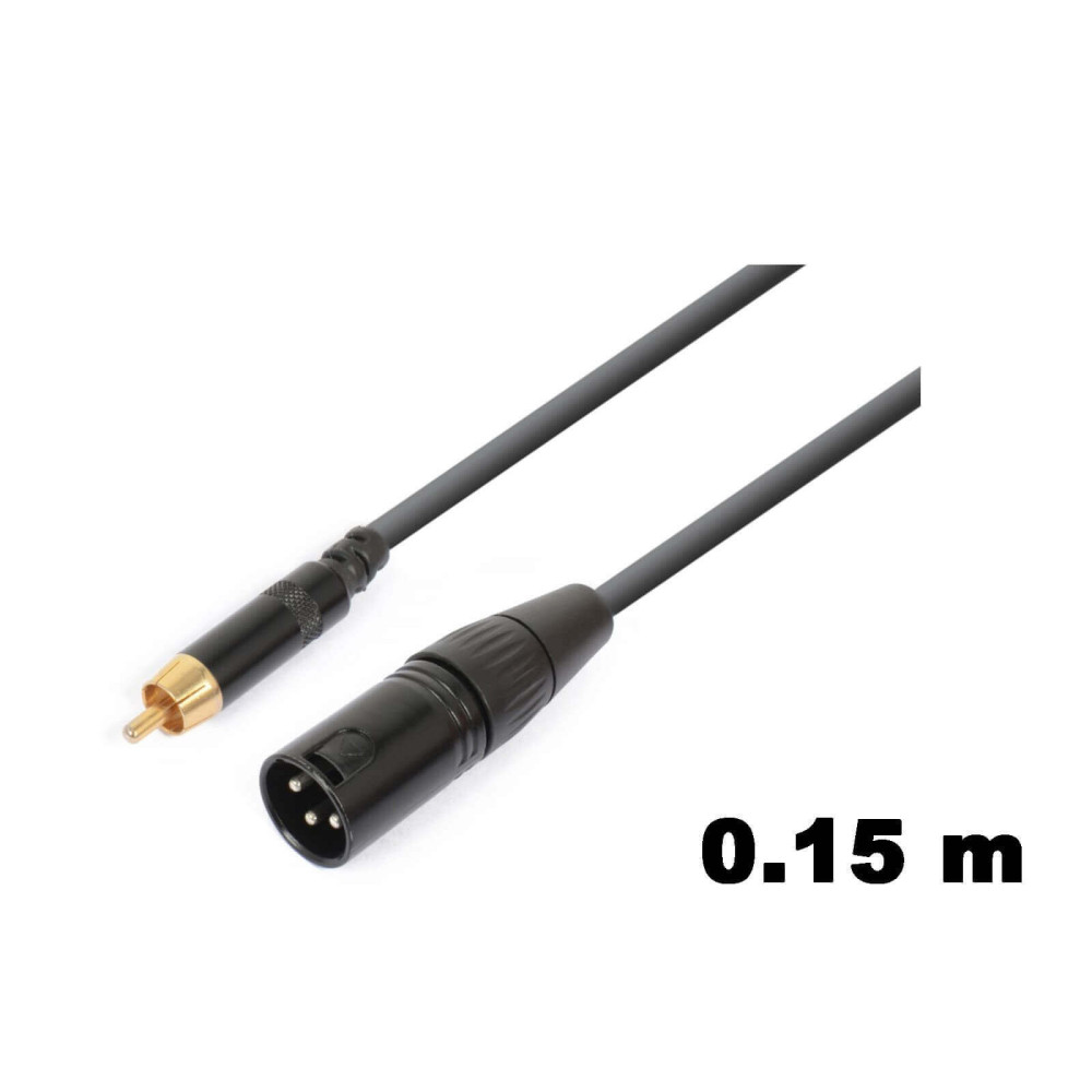 PD Connex CX132 Átalakító Kábel (XLR papa - RCA papa) - mono