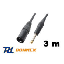 PD Connex CX38-3m jelkábel (6,3 mm Jack - XLR papa)