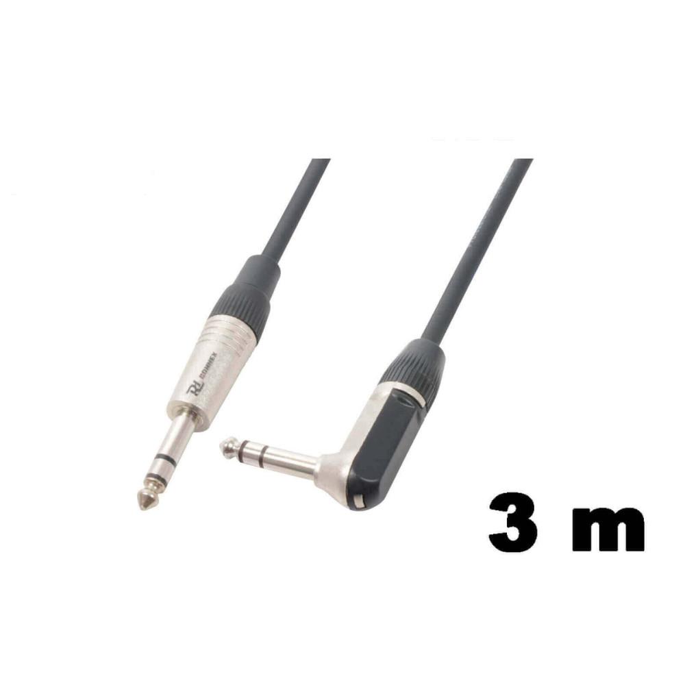 PD Connex CX78-3 sztereo jelkábel  (6,3 mm Jack pipa - 6,3 mm Jack) - (3 m)