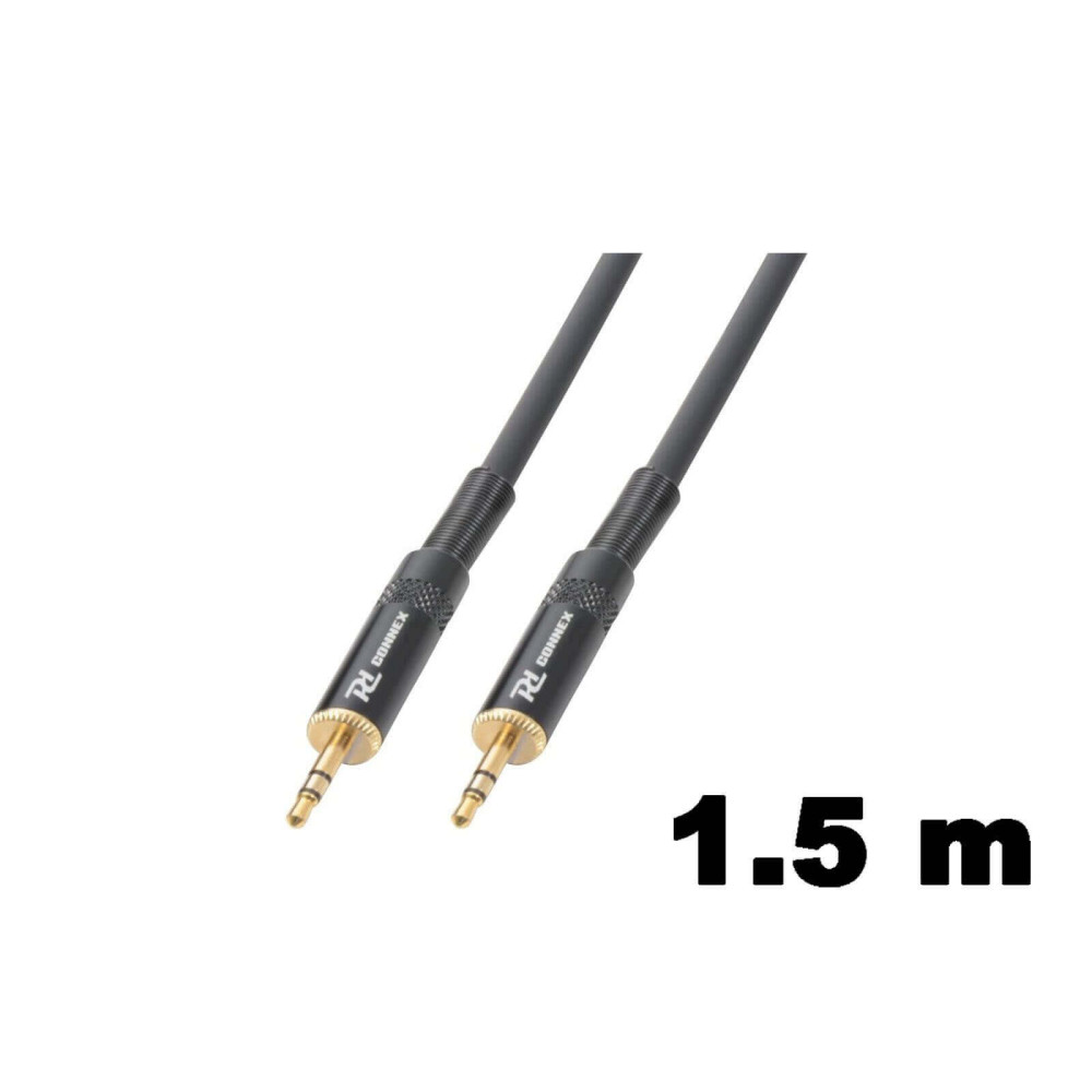 PD Connex CX88-1,5 sztereo jelkábel (3,5 mm Jack - 3,5 mm Jack) - (1,5 m)