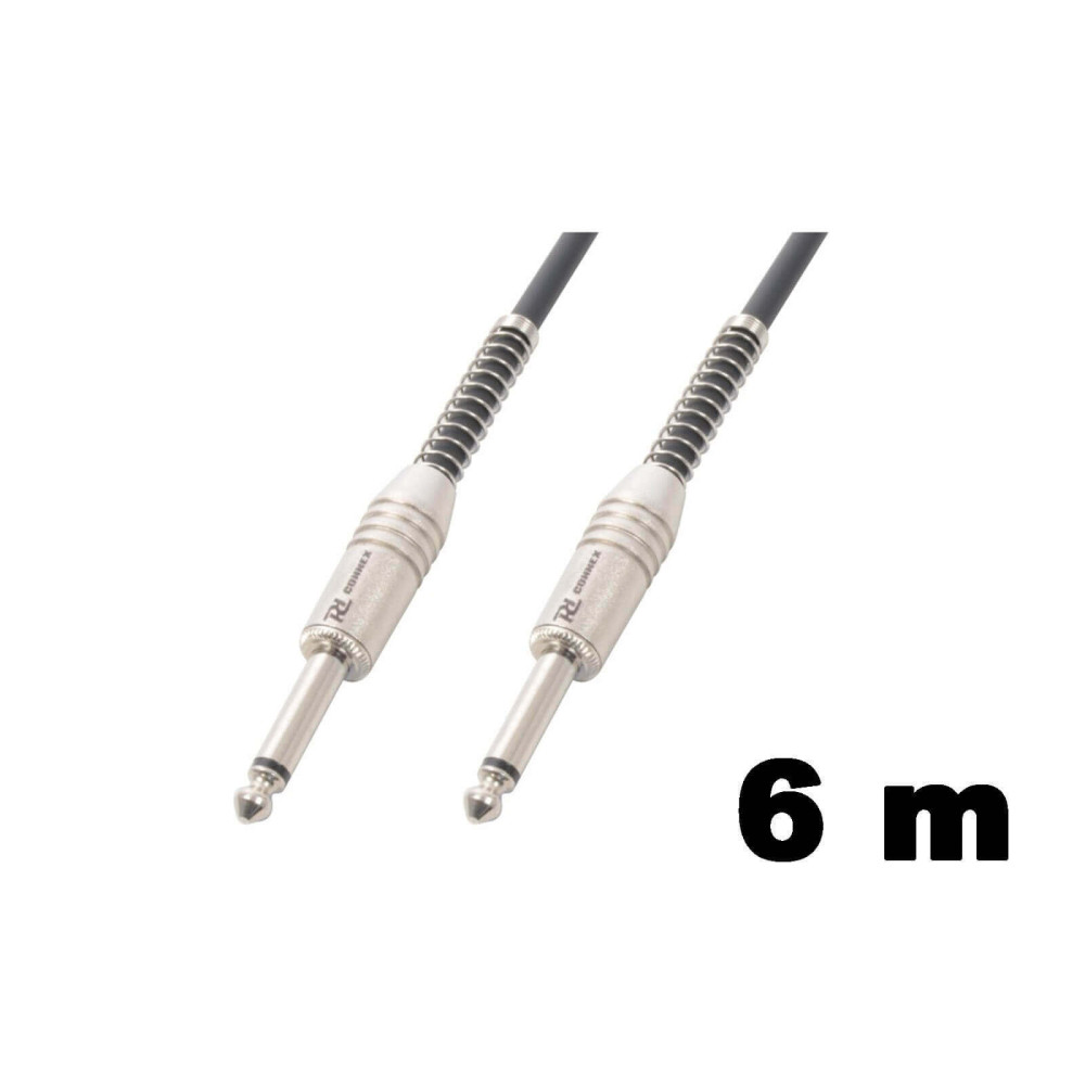 PD Connex CX120-6m Gitárkábel TÖRÉSGÁTLÓS (6,3 mm Jack mono - 6,3 mm Jack mono)