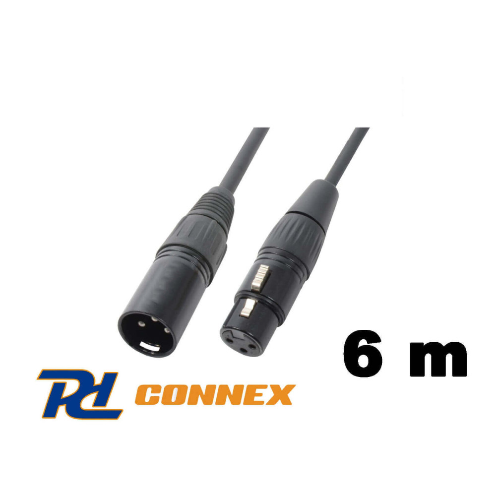 PD Connex CX35-6 mikrofonkábel (XLR mama - XLR papa) - (6 m)