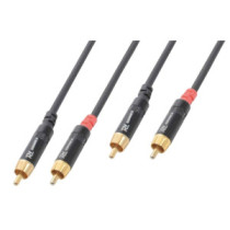 PD Connex CX94-1 sztereo jelkábel (2x RCA - 2x RCA) - (1 m)