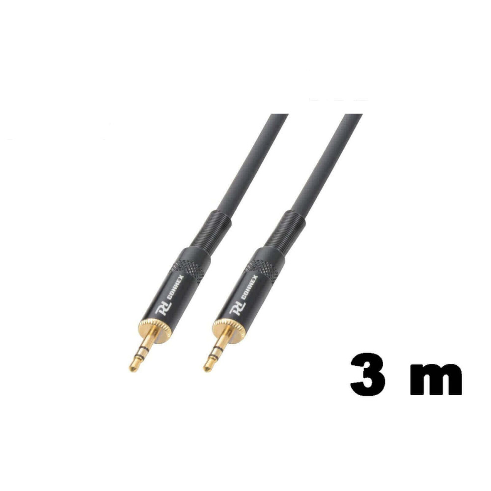 PD Connex CX88-3 sztereo jelkábel (3,5 mm Jack - 3,5 mm Jack) - (3 m)