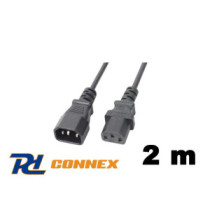 PD Connex CX18 230V tápkábel hosszabbító 2m (IEC C14 - IEC C13)