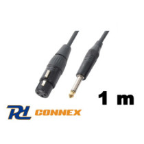 Thunder CX40-1m jelkábel (6,3 mm Jack - XLR mama)