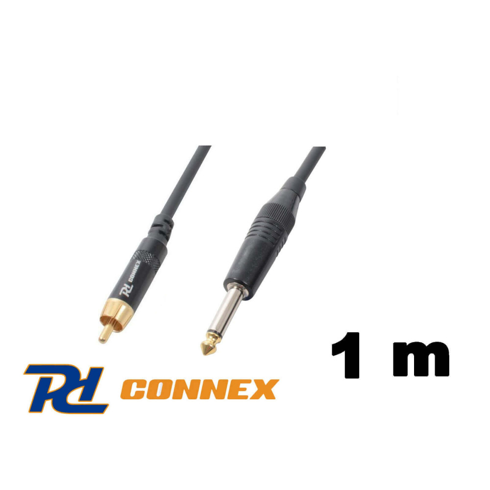 Thunder GX95-1m jelkábel (6,3 mm Jack - RCA)