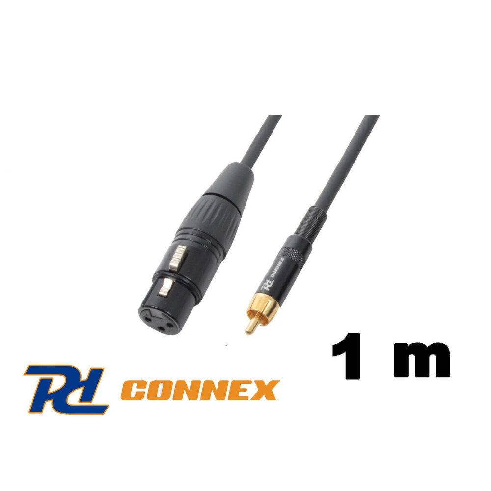 Thunder CX54-1m jelkábel (RCA - XLR mama)