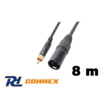 PD Connex CX52-8m jelkábel (RCA - XLR papa)