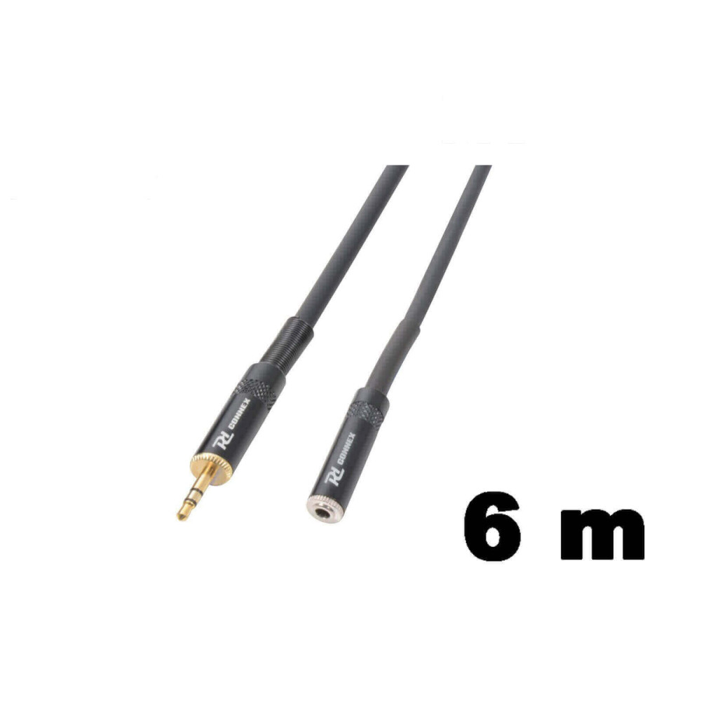PD Connex CX90-6 sztereo hosszabbító jelkábel (3,5 mm Jack papa - 3,5 mm Jack mama) - (6 m)