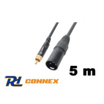 Thunder CX52-5m jelkábel (RCA - XLR papa)