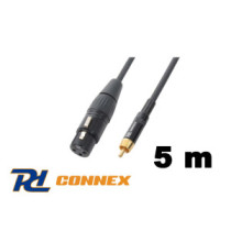 Thunder CX54-5m jelkábel (RCA - XLR mama)