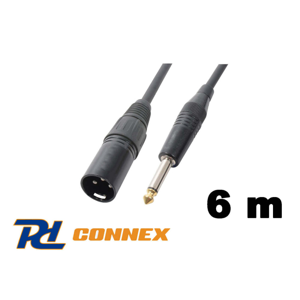 Thunder CX38-6m jelkábel (6,3 mm Jack - XLR papa)