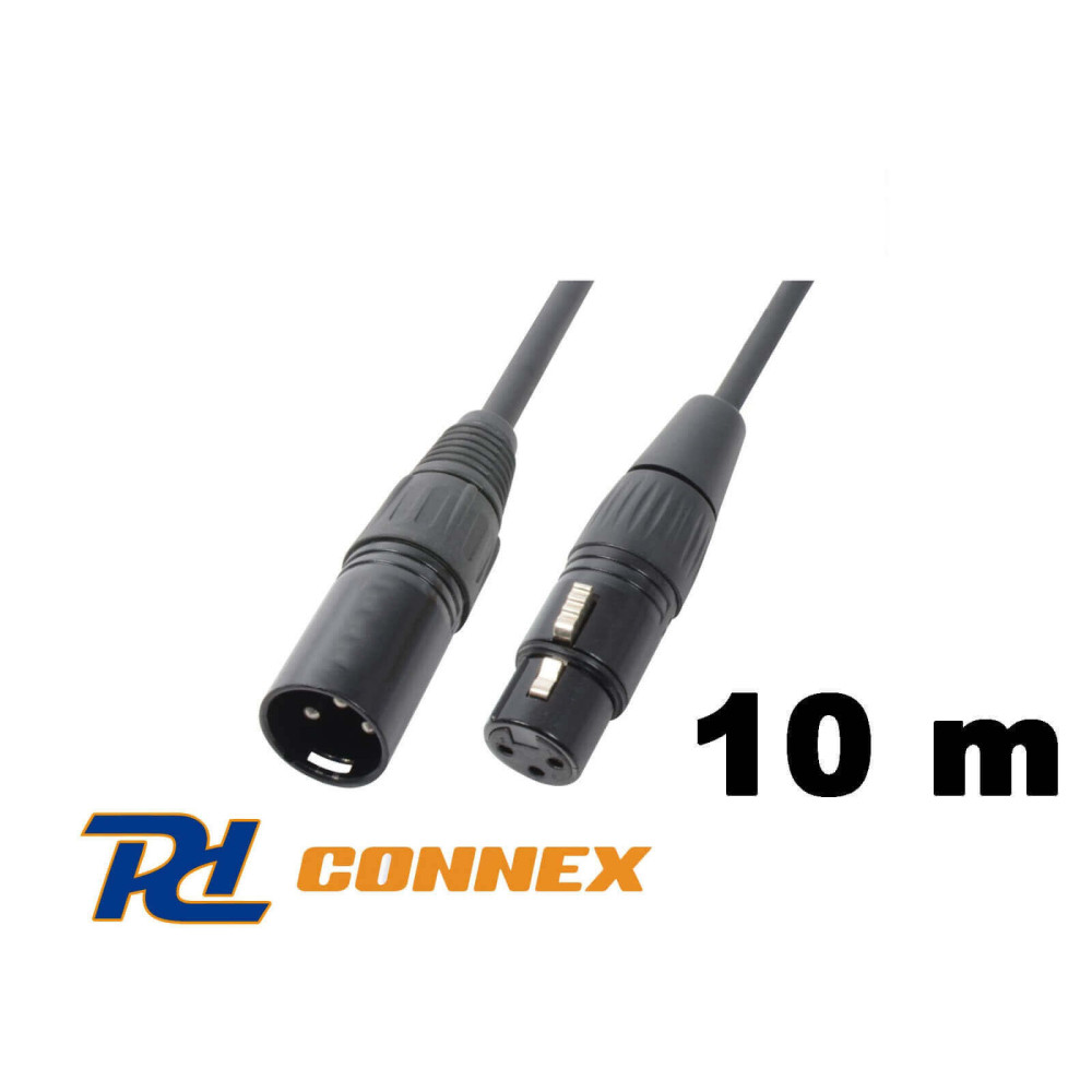 Thunder MC199-10 mikrofonkábel (XLR mama - XLR papa) - (10 m)