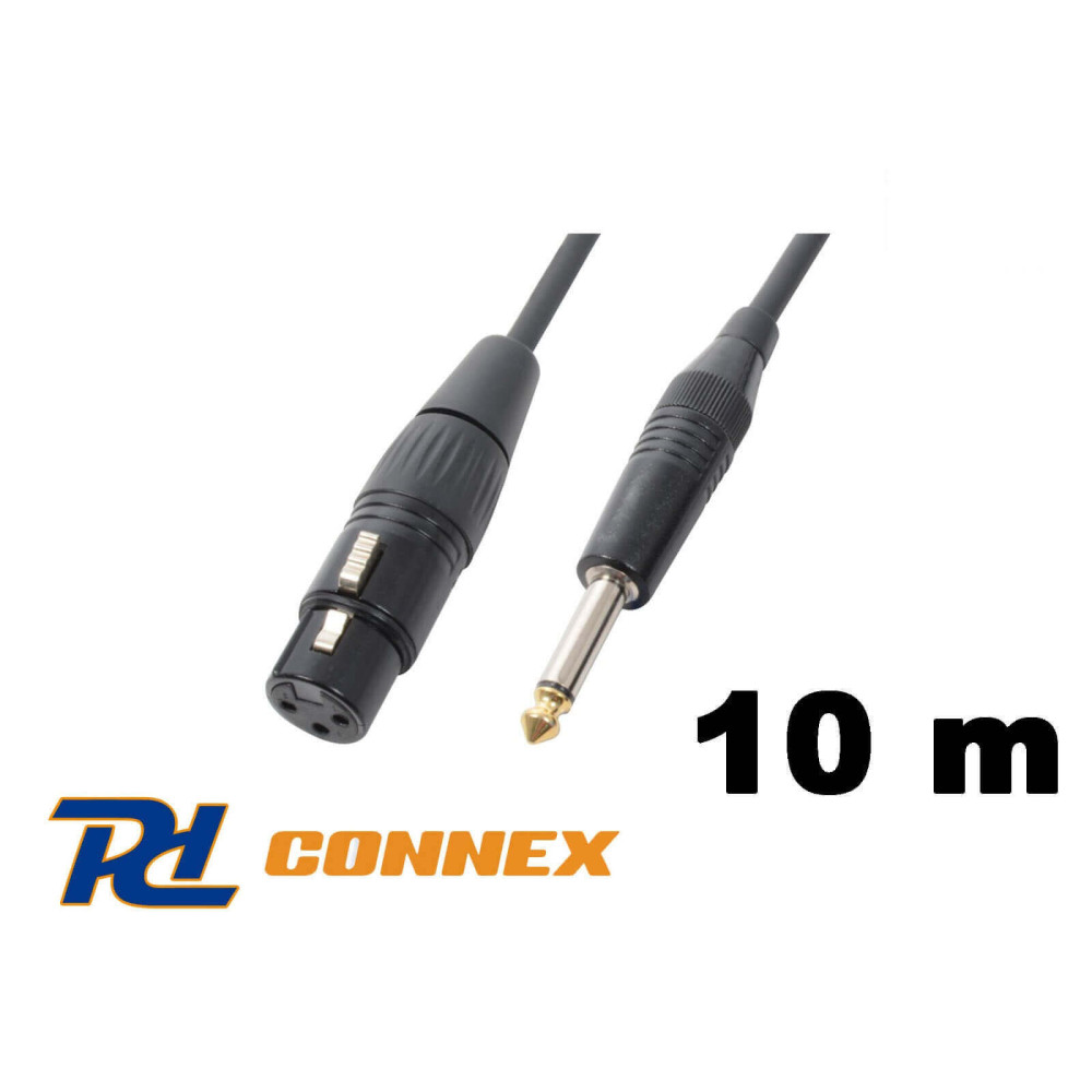 Thunder CX40-10m jelkábel (6,3 mm Jack - XLR mama)