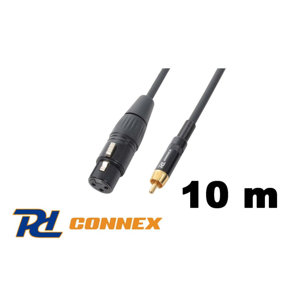 Thunder CX54-10m jelkábel (RCA - XLR mama)