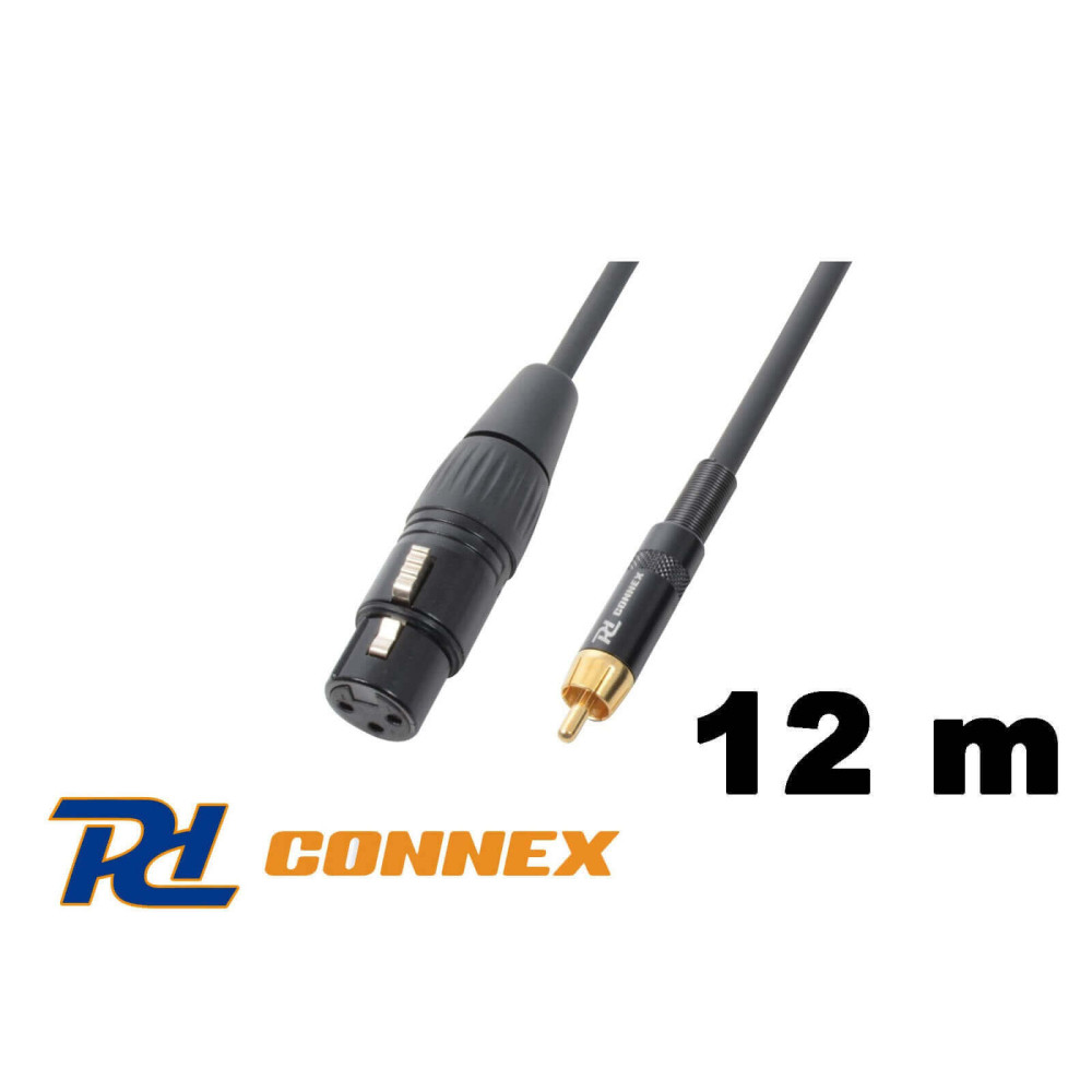 Thunder CX54-12m jelkábel (RCA - XLR mama)