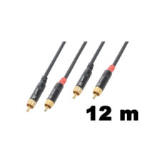 PD Connex CX94-12 sztereo jelkábel (2x RCA - 2x RCA) - (12 m)