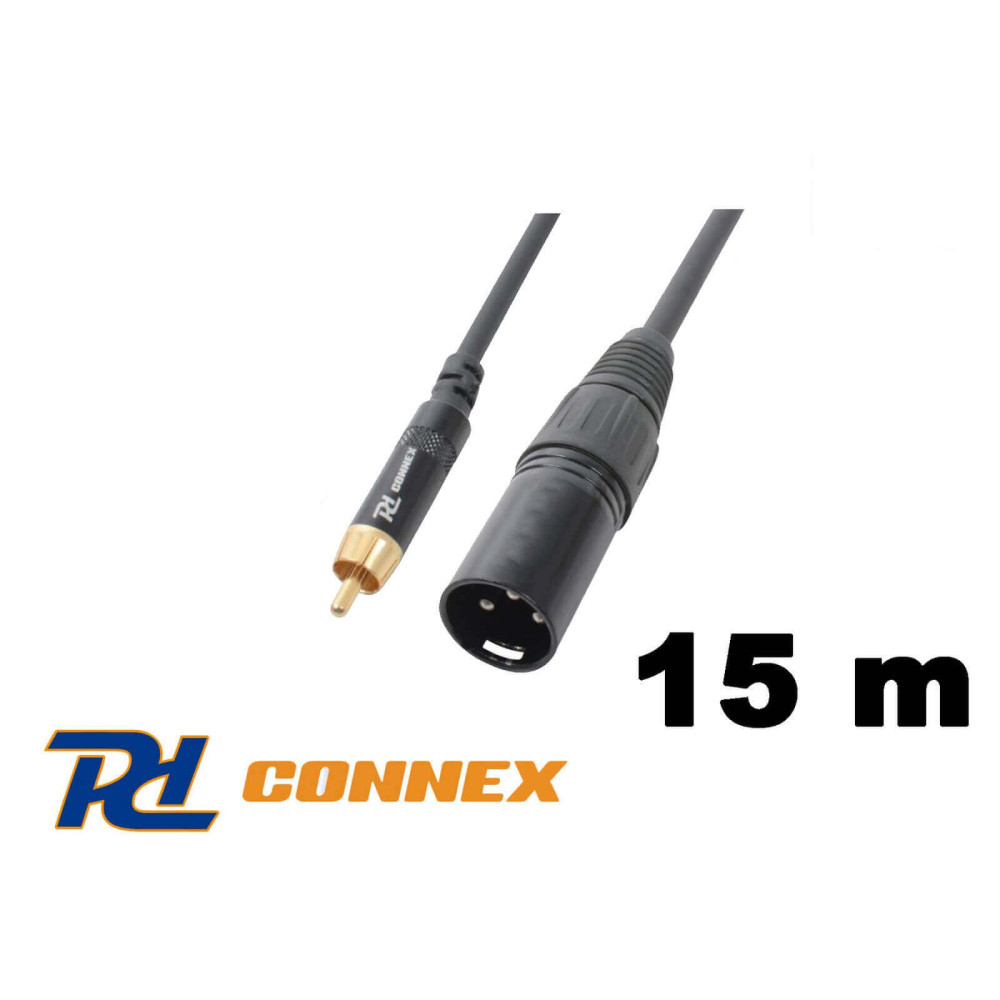 Thunder CX52-15m jelkábel (RCA - XLR papa)