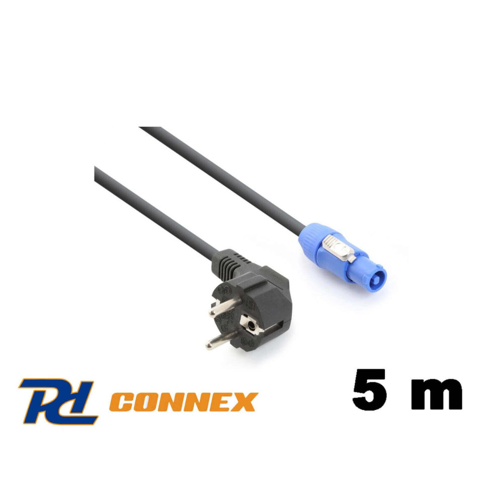 PD Connex CX12-5m PRÉMIUM PowerCon Tápkábel (Schuko-PowerConA)