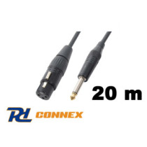 Thunder CX40-20m jelkábel (6,3 mm Jack - XLR mama)