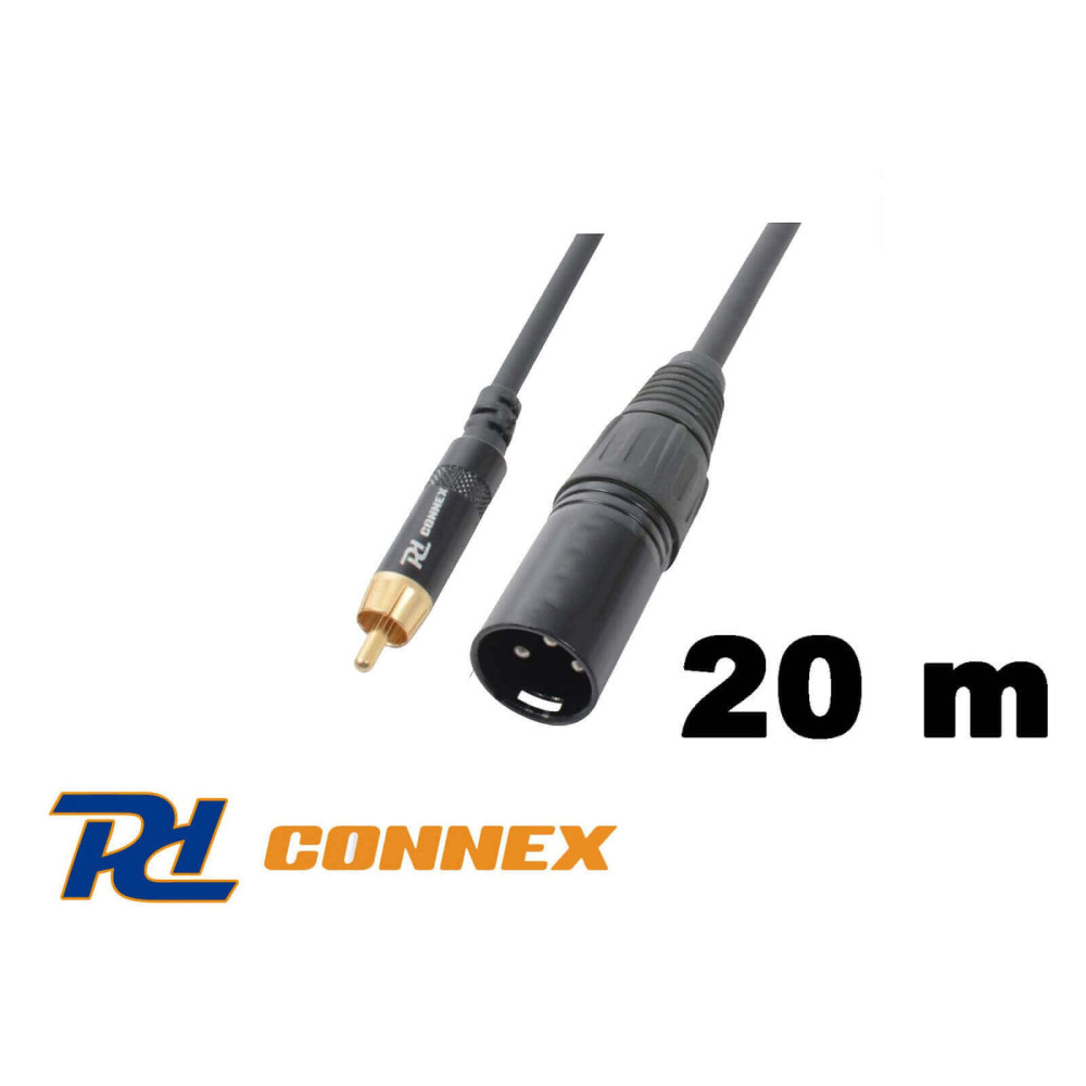 Thunder CX52-20m jelkábel (RCA - XLR papa)