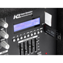 Power Dynamics PDM-C805A, 2x150W, 8 csatornás keverőerősítő (MP3 + Bluetooth) + EFFEKT