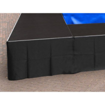 Power Dynamics Deck750 Poliészter Színpadi szoknya 6m x 40 cm