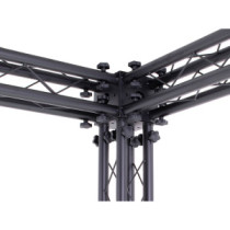 Thunder 4TRUSS-E37 Deco Truss, traverz, fényállvány multi elem, (38 mm) acél, Fekete