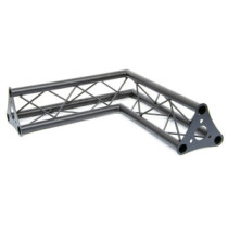 Thunder DTRUSS-90 Deco Truss, traverz, fényállvány sarok elem, (28 mm) acél, 0,5m Fekete