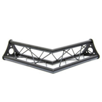 Thunder DTRUSS-90 Deco Truss, traverz, fényállvány sarok elem, (28 mm) acél, 0,5m Fekete
