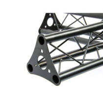 Thunder DTRUSS-90 Deco Truss, traverz, fényállvány sarok elem, (28 mm) acél, 0,5m Fekete