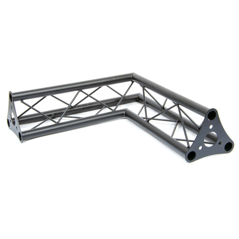 Thunder DTRUSS-90 Deco Truss, traverz, fényállvány sarok elem, (28 mm) acél, 0,5m Fekete